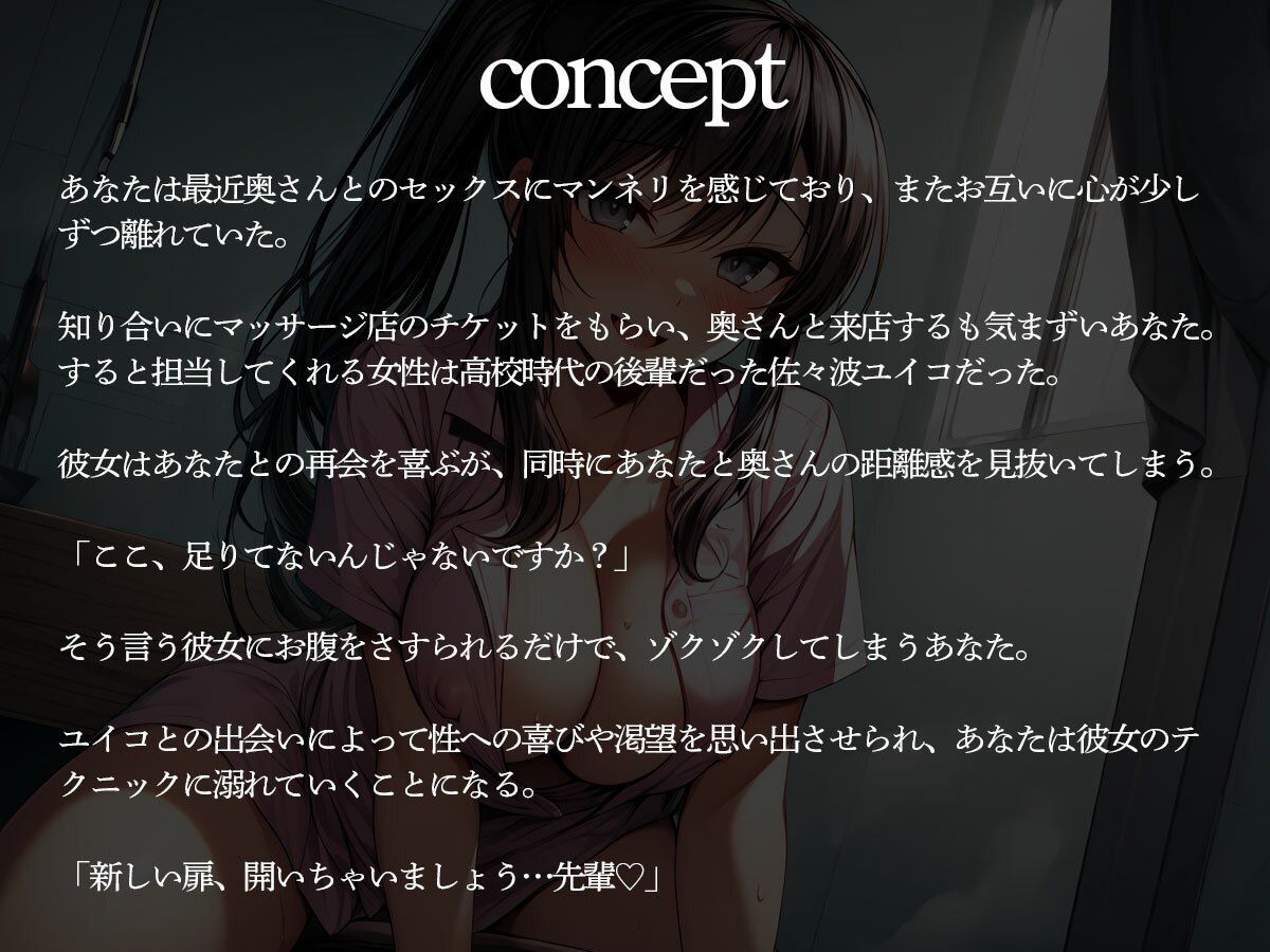 【逆NTR】妻と行った個室マッサージ店で寝取られ前立腺調教される俺