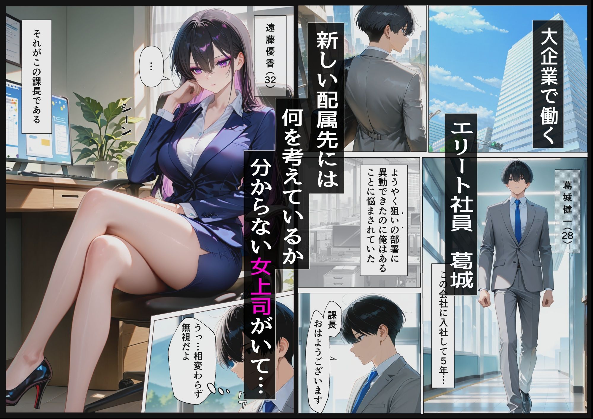 会社の金を横領したことが女上司にバレてストレス発散のための性玩具にされた話