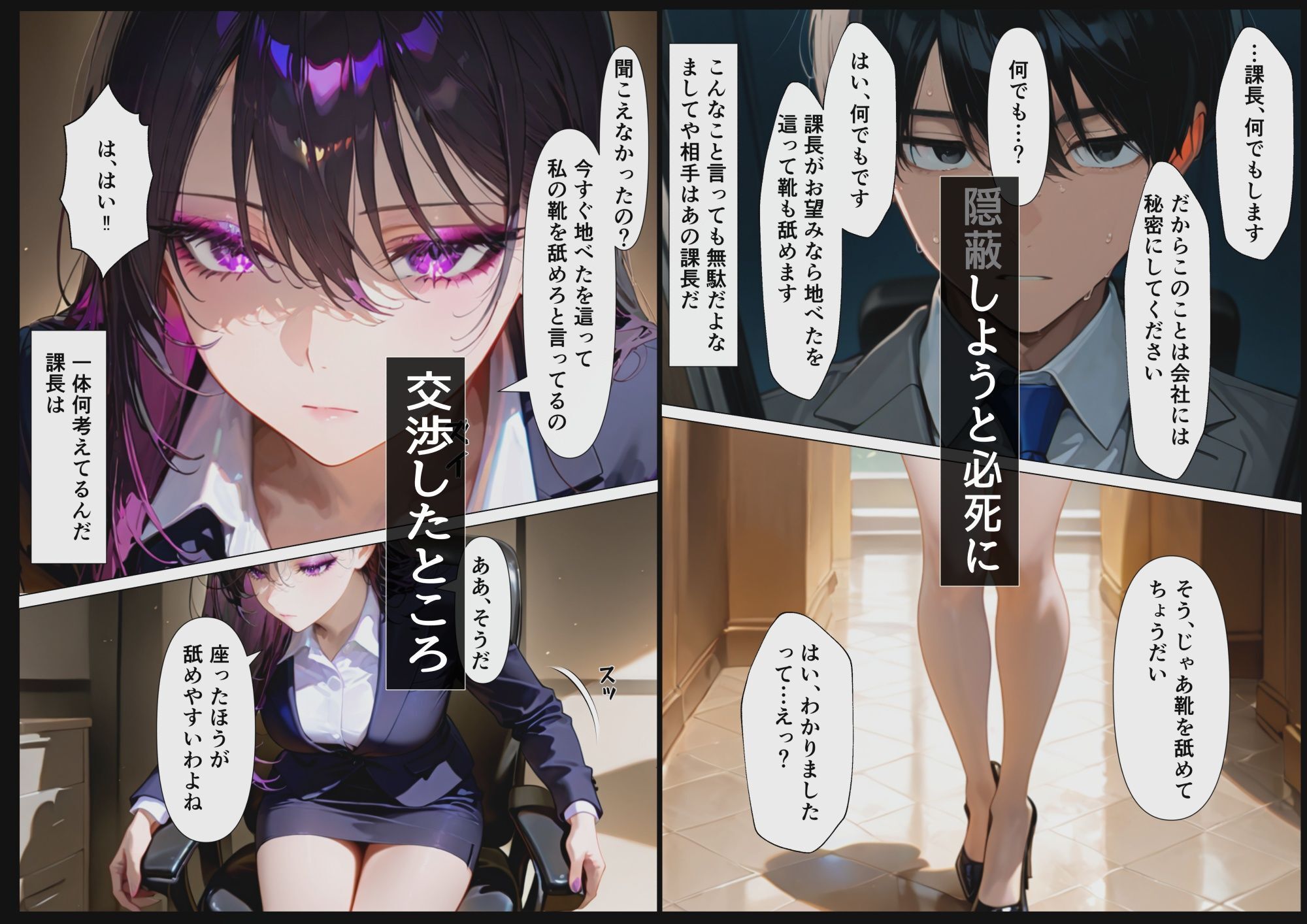 会社の金を横領したことが女上司にバレてストレス発散のための性玩具にされた話