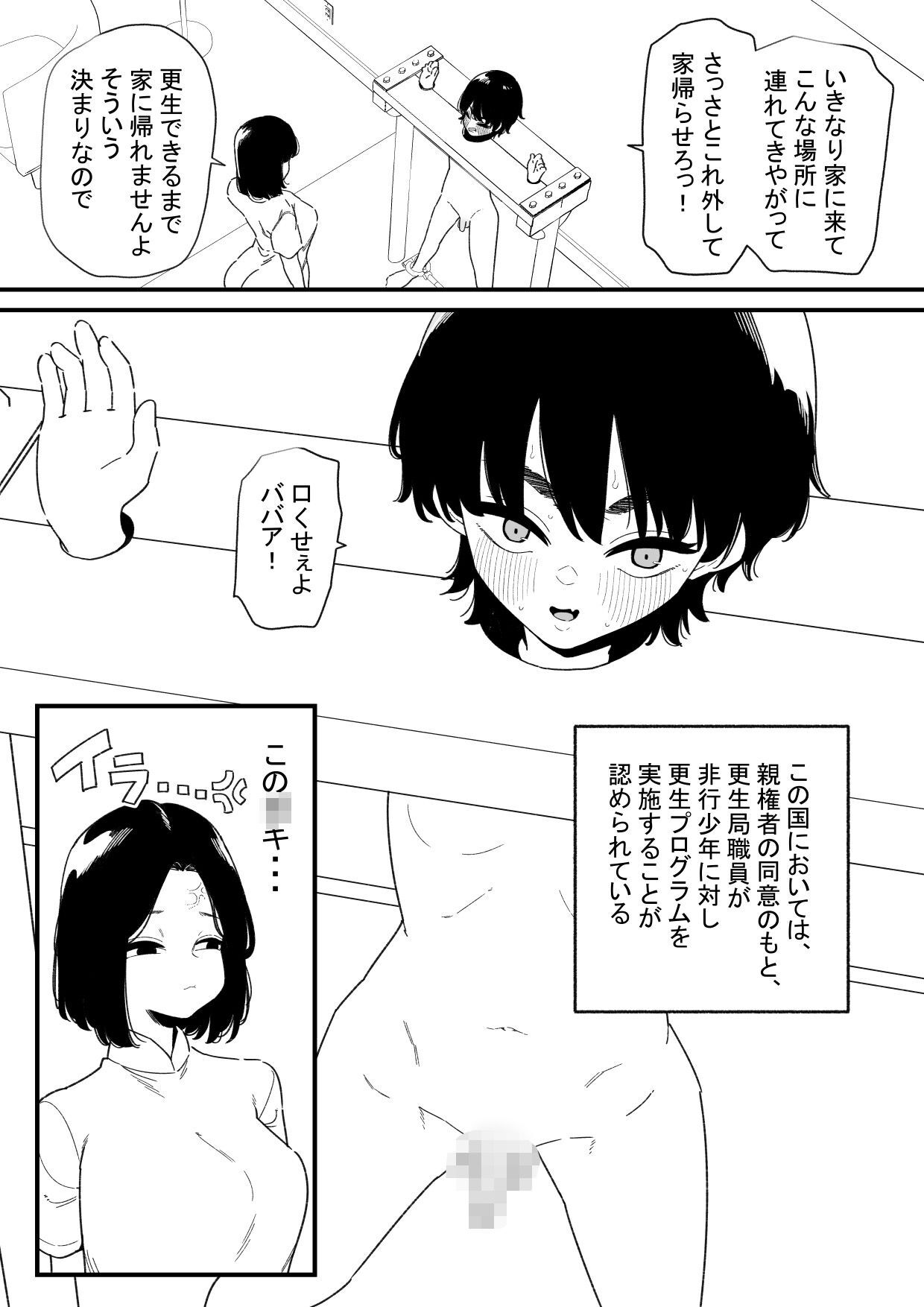 非行少年をHな躾けで更生させる