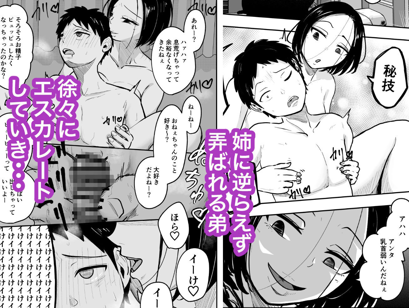 弟は甘々ドSな姉の言いなりオモチャ