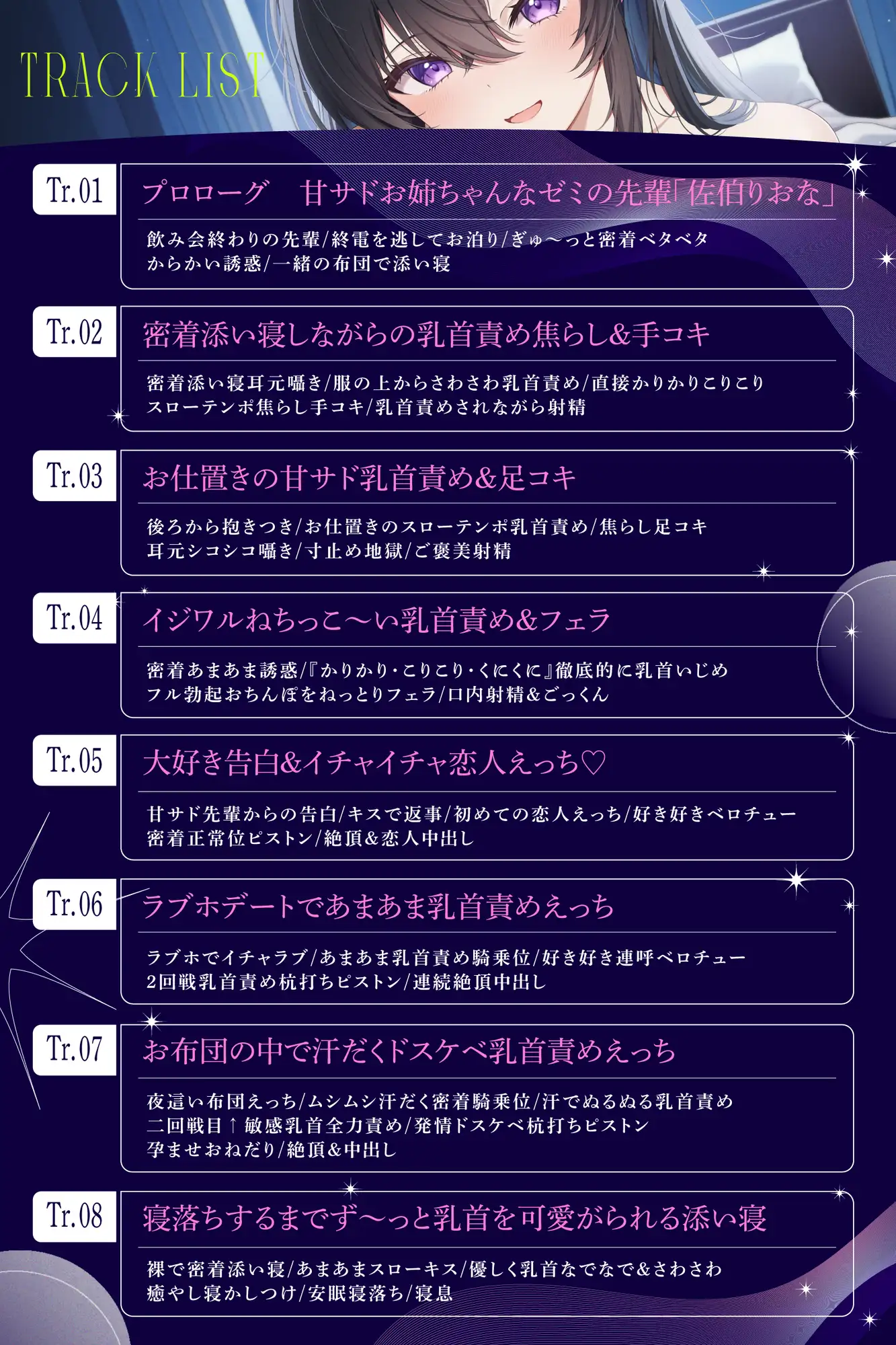 【全編“甘サド乳首責め】甘サドお姉ちゃんにイジワルねちっこ～く焦らされて乳首誘惑されちゃう甘マゾ乳首責め