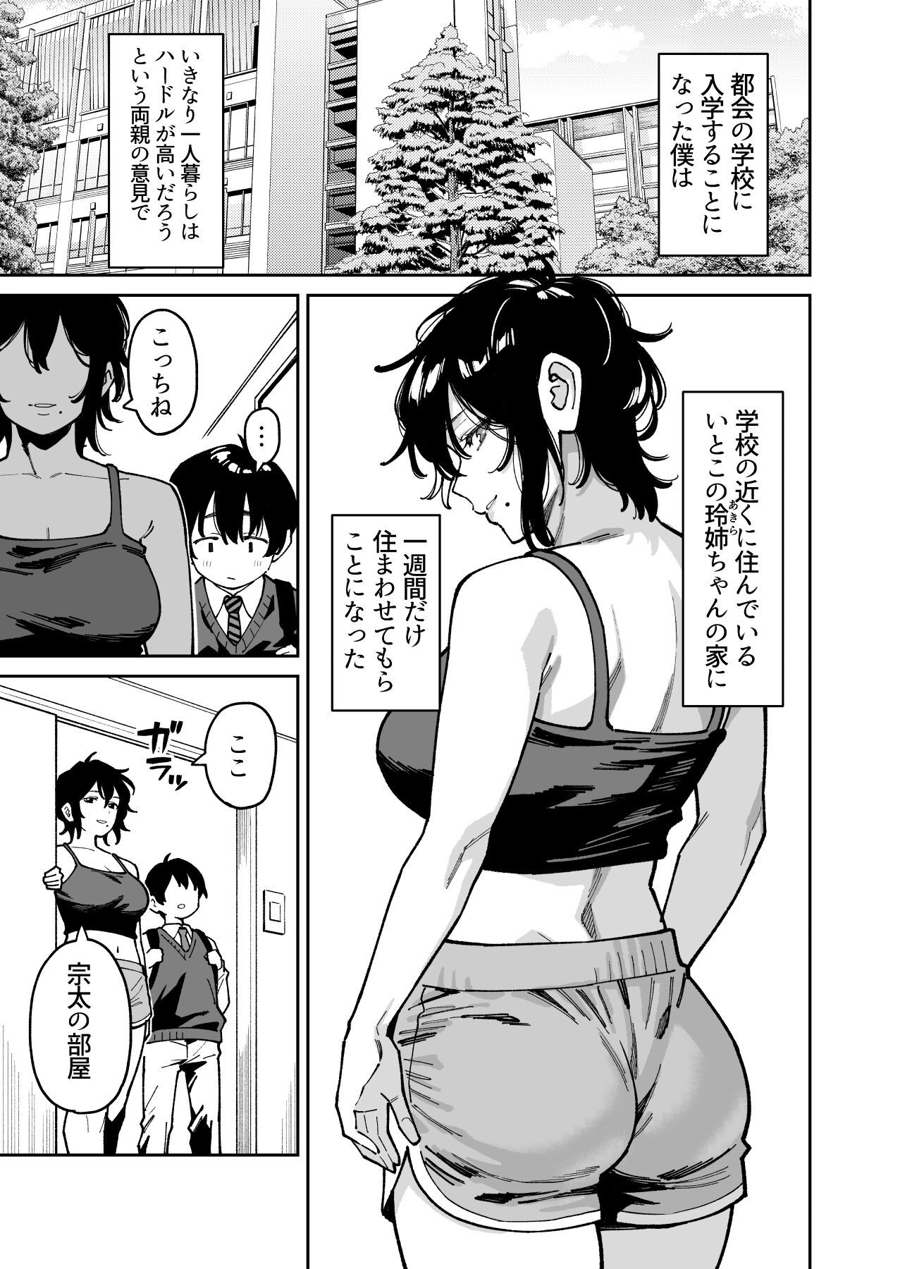  いとこの姉ちゃんのおっぱいもんだらえっちすることになった話。