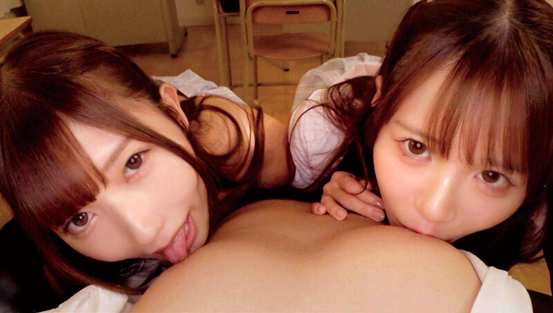 小悪魔教え子2人に放課後ホテルに連れ込まれ…。どちらと付き合うか答えるまで、上下のクチでむさぼり奪い合い搾精させられた教育実習生のボク。